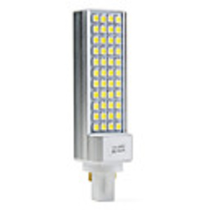G24 5050 SMD 44-LED 450-500LM White Light Bulb (110-240V,  6.5-7W)