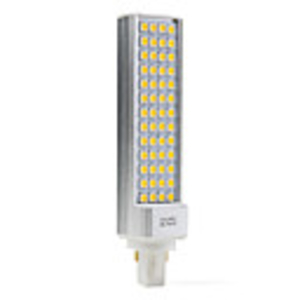 G24 5050 SMD 52-LED 520-600LM Warm White Light Bulb (110-240V,  8-9W)