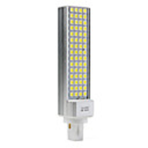 G24 5050 SMD 60-LED 520-600LM White Light Bulb (110-240V,  8-9W)