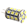 G4 27x5050 SMD 6000-6500K Natural White Light LED Corn Bulb (12V)