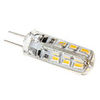 G4 3W 240-270LM 3000-3500K Warm White Light Resin LED Corn Bulb (12V)