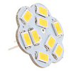 G4 4.5W 9x5630 SMD 400-430LM 3000-3500K Warm White Light Lotus Shaped Vertical Pin LED Spot Bulb (12V)