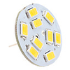 G4 4.5W 9x5630 SMD 400-430LM 3000-3500K Warm White Light Vertical Pin LED Spot Bulb (12V)