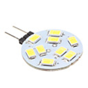 G4 4.5W 9x5630 SMD 400-430LM 6000-6500K Natural White Light LED Spot Bulb (12V)