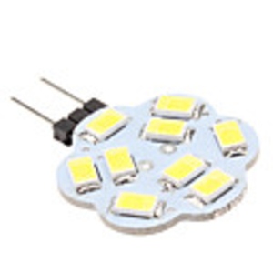 G4 4.5W 9x5630 SMD 400-430LM 6000-6500K Natural White Light Lotus Shaped LED Spot Bulb (12V)