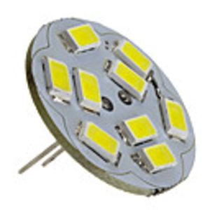 G4 4W 400-430LM 6000-6500K Natural White Light Vertical Pin LED Spot Bulb (12V)