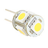 G4 5 SMD LED 50Lm Warm White Light Bulb 12V (2-pack)