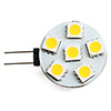 G4 5050 SMD 6-LED Warm White 60-70LM Light Bulb (AC/DC/12V,  2-2.5W)