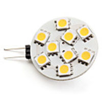 G4 5050 SMD 9-LED Warm White 90-100LM Light Bulb (AC/DC/12V,  2-2.5W)