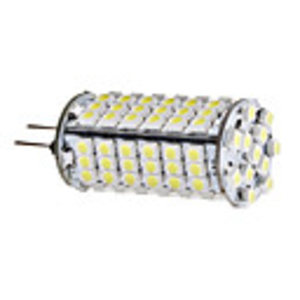 G4 5W 102x3528 SMD 400-420LM 6000-6500K Natural White Light LED Corn Bulb (12V)