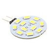 G4 6W 12x5630 SMD 500-560LM 6000-6500K Natural White Light LED Spot Bulb (12V)