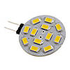 G4 6W 12x5730SMD 550-570LM 2700-3000K Warm White Light LED Spot Bulb (12V)