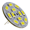 G4 6W 550-570LM 6000-6500K Natural White Light Vertical Pin LED Spot Bulb (12V)