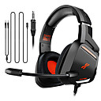 G800 Stereo Sound 50mm Gaming Headset/Headphone with Microphone/Mic for PC PS4 Xbox One in-line Audio Controls -3.5mm Input