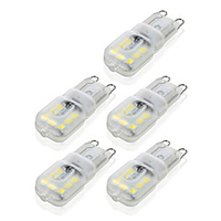 G9 14LED 4W 2835SMD 450-550 lm LED Bi-pin Lights Warm White Cool White Dimmable Led Corn Bulb Chandelier Lamp 5PCS miniinthebox