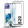 galaxy s20 tempered glass screen protector,  [no bubble] [9h hardness] [anti scratch],  2-pack 3d full coverage protective film for samsung galaxy s20