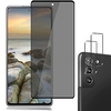 Galaxy S21 Privacy Screen Protector Tempered Glass 1pcs Camera Lens Protector 2pcs Anti-Spy 9H Hardness Anti-Scratch Full Coverage For Samsung Galaxy S21 5G (6.2) miniinthebox