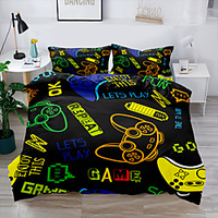 Game handle Duvet Cover Set For Kids Gife 2/3 Piece Bedding Set with 1 or 2 Pillowcase(Single Twin only 1pcs) miniinthebox