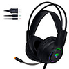 Gaming Earphones with Mic Wired Headset Stereo Sound Game Headphone for PC Gamer Computer Laptop PS4 LED RGB Light