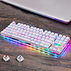 Gaming Mechanical Keyboard USB Wired 87 keys with RGB Backlight Red/Blue Switch for PC Computer Gamer