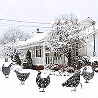 Garden Park Garden Creative Decoration Card Placement Rooster Simulation Ornaments Lawn Decoration Garden miniinthebox