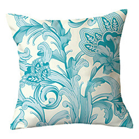 Garden Pastoral Double Side Cushion Cover 1PC Soft Decorative Square Throw Pillow Cover Cushion Case Pillowcase for Sofa Bedroom Livingroom Outdoor Superior Quality Machine Washable Outdoor Cushion for Sofa Couch Bed Chair miniinthebox