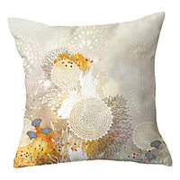 Garden Pastoral Double Side Cushion Cover 1PC Soft Decorative Square Throw Pillow Cover Cushion Case Pillowcase for Sofa Bedroom Livingroom Outdoor Superior Quality Machine Washable Outdoor Cushion for Sofa Couch Bed Chair miniinthebox