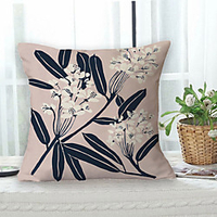 Garden Pastoral Double Side Cushion Cover 1PC Soft Decorative Square Throw Pillow Cover Cushion Case Pillowcase for Sofa Bedroom Livingroom Outdoor Superior Quality Machine Washable Outdoor Cushion for Sofa Couch Bed Chair miniinthebox