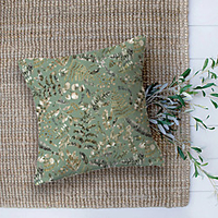 Garden Pastoral Double Side Cushion Cover 1PC Soft Decorative Square Throw Pillow Cover Cushion Case Pillowcase for Sofa Bedroom Livingroom Outdoor Superior Quality Machine Washable Outdoor Cushion for Sofa Couch Bed Chair miniinthebox