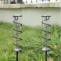 Garden Pile Rain Gauge Transparent Glass Tube 5 Inch Rain Gauge Lawn Precipitation Gauge 2PCS minimun miniinthebox