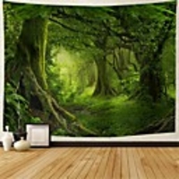 Garden Theme / Bohemian Theme Wall Decor Polyester Tie Dye Wall Art,  25251 cm Decoration