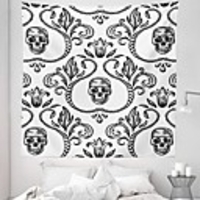 garden theme / bohemian theme wall decor polyester tie dye wall art,  25251 cm decoration