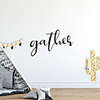 Gather First Generation Carved English Motto Letter Home Background Decoration Sticker