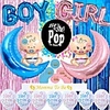 gender reveal party supplies,  boy or girl gender reveal balloons kit,  gender reveal 36