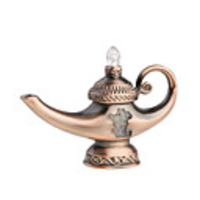 Genie Lamp Shaped 2-LED RGB Flashing Butane Lighter