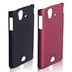 Geniune ROCK Protective PC Back Case w/ Screen Guard Cleaning Cloth for Sony Ericsson Xperia ray ST18i