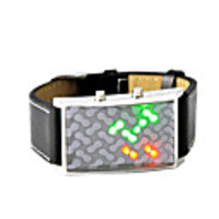 Genome - Japanese Inspired Red Yellow Green LED Watch