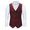 Gentleman Kingsman Victorian Steampunk Waistcoat Paisley Coletes Men