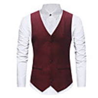 Gentleman Kingsman Victorian Steampunk Waistcoat Paisley Coletes Men