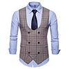 Gentleman Kingsman Victorian Steampunk Waistcoat Paisley Coletes Men