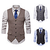 Gentleman Kingsman Vintage Gothic Steampunk Masquerade Vest Waistcoat Men