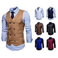 Gentleman Kingsman Vintage Masquerade Vest Waistcoat Men