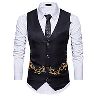 Gentleman Kingsman Vintage Masquerade Vest Waistcoat Outerwear Men