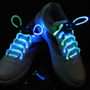 Genuine Anti-water LED Flashing Shoelace(Blue Green)