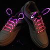 Genuine Anti-water LED Flashing Shoelace(Purple Pink)
