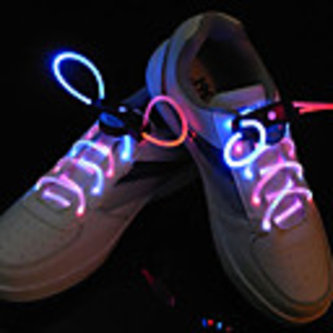 Genuine Anti-water LED Flashing Shoelace(Red Blue)
