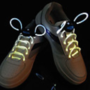 Genuine Anti-water LED Flashing Shoelace(White Yellow)