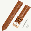 Genuine Leather / Leather / Calf Hair Watch Band Black / Brown 17cm / 6.69 Inches / 18cm / 7 Inches / 19cm / 7.48 Inches 1.2cm / 0.47 Inches / 1.4cm / 0.55 Inches / 1.6cm / 0.6 Inches