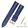 Genuine Leather / Leather / Calf Hair Watch Band Black / White / Blue Other / 17cm / 6.69 Inches / 19cm / 7.48 Inches 1.2cm / 0.47 Inches / 1.3cm / 0.5 Inches / 1.4cm / 0.55 Inches