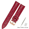 Genuine Leather / Leather / Calf Hair Watch Band Black / White / Blue Other / 17cm / 6.69 Inches / 19cm / 7.48 Inches 1.2cm / 0.47 Inches / 1.3cm / 0.5 Inches / 1.4cm / 0.55 Inches